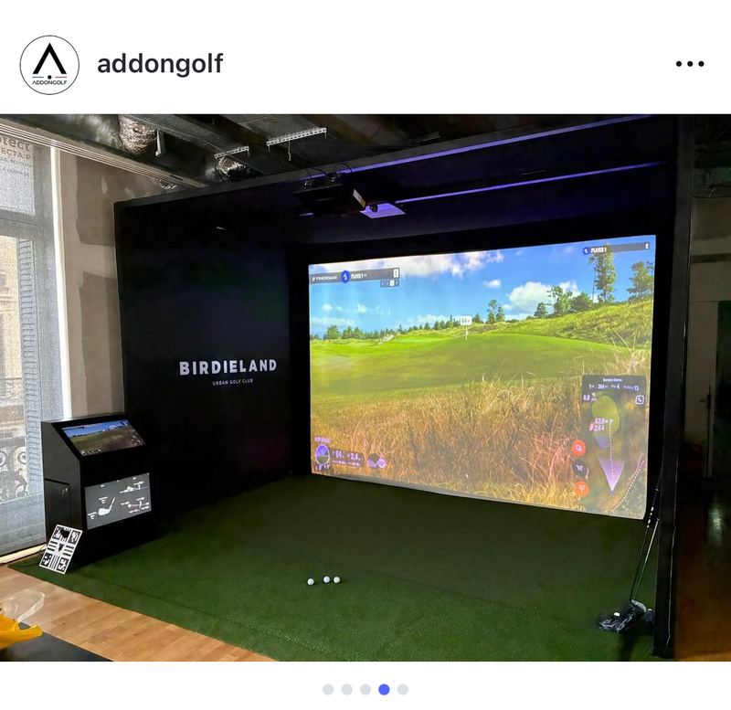 Birdieland Urban Golf Club, installation Addon Golf