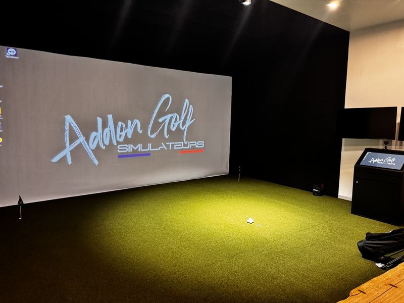 Installation Addon Golf avec écran de projection